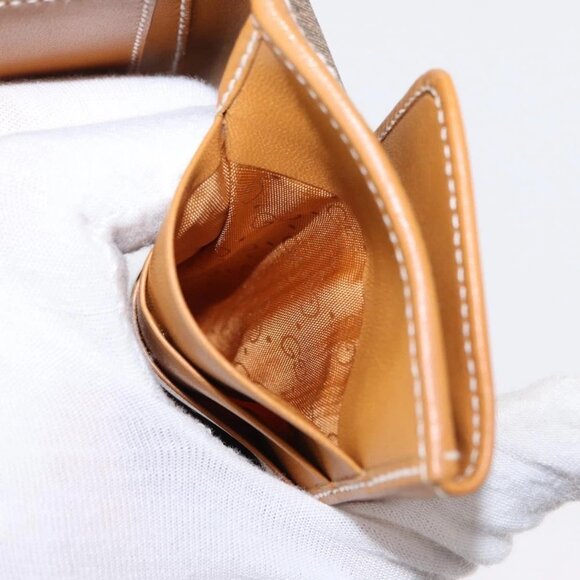 GUCCI Micro GG Supreme Long Wallet PVC Beige Gold - Picture 15 of 16